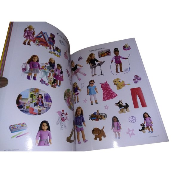 VTG American Girl Puzzle Paper Puzzle Piece DK Ultimate Sticker Collection Lot - Picture 9 of 16